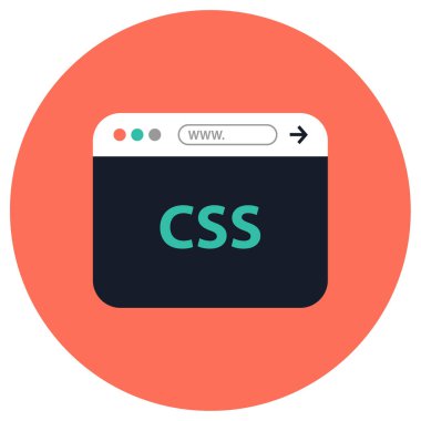 Web Geliştirme basit simgesi, vektör illüstrasyonu