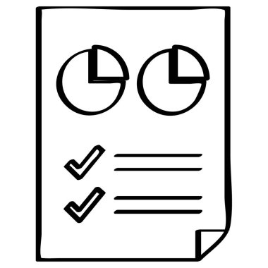 Dosya simgesini, basit vektör çizim