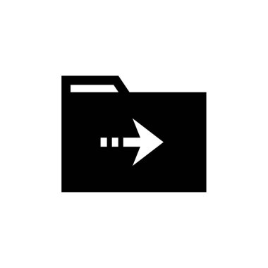 Web ve mobil uygulama tasarımınız için beyaz arkaplanda izole edilmiş dizin simgesi vektörü  