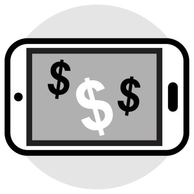 Dolar sembollü akıllı telefon 