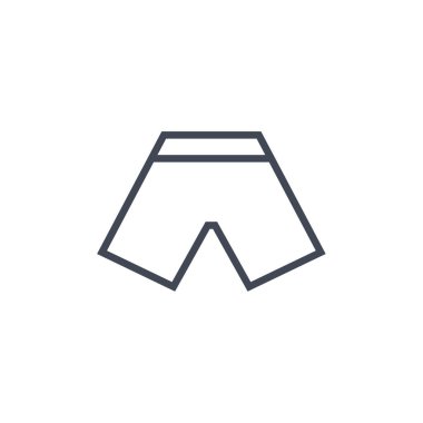 Kısa simge vektör illüstrasyonu 