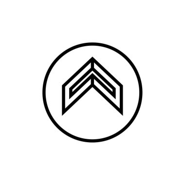 Okun düğmesini göster. düz biçim simgesi tasarımı