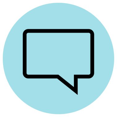 SMS ve Metin Mesajlaşması ikon vektör illüstrasyonu