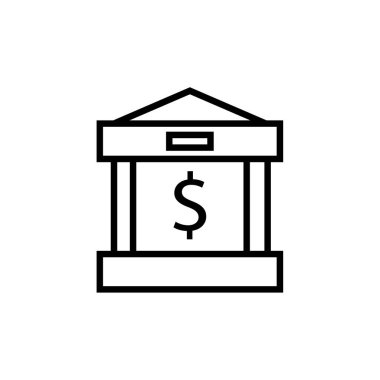 basit simge bankacılık, illüstrasyon vektör