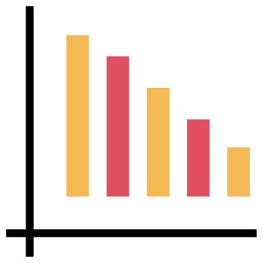 Bar çizelgesi. Web simgesi