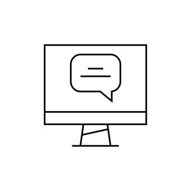 Metin Mesajlaşma simgesi vektör illüstrasyonu