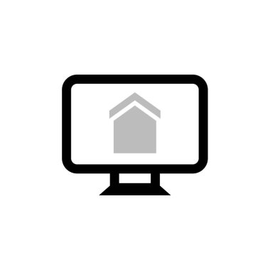 Ev simgesi vektör illüstrasyonu