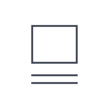 Evet ux wirefram düzeni, web sayfası simgesi 