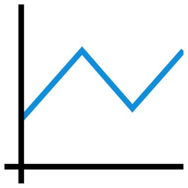 growing graph. web icon
