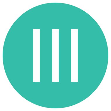 Ayarların vektör illüstrasyonu modern simge