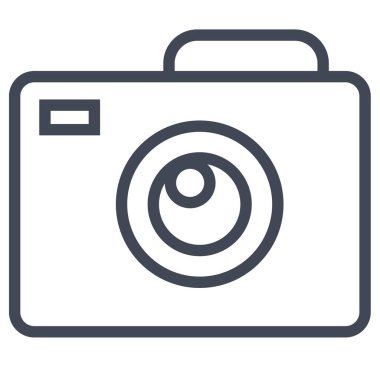 Kamera web simge vektör çizim  