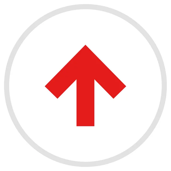 Arriba Icono Flecha Vector Ilustración — Vector de stock