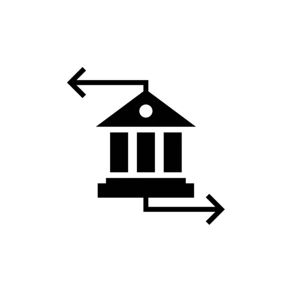 Bankovní Jednoduché Ikony Vektorové Ilustrace — Stockový vektor