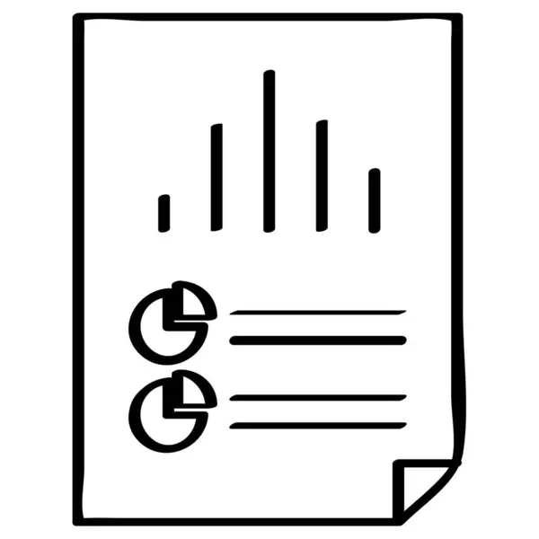 Dateisymbol Einfache Vektorillustration — Stockvektor