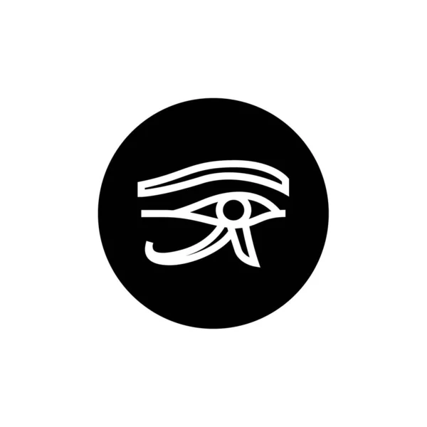 Eye Logo Vector Illustration Design Template — Archivo Imágenes Vectoriales