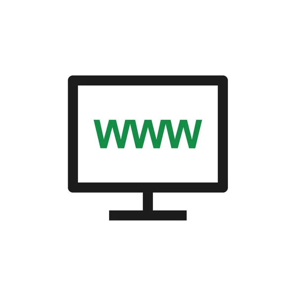 Ikona Wektora Przeglądarki Projektowania Stron Internetowych Aplikacji — Wektor stockowy