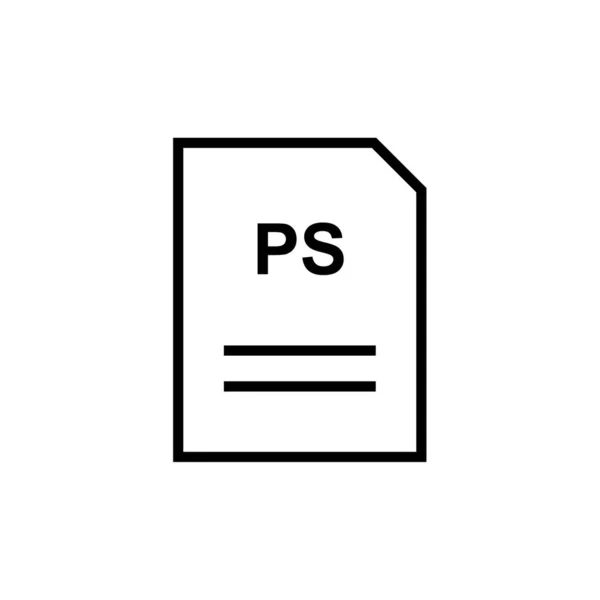 Nom Fichier Extension Icône — Image vectorielle
