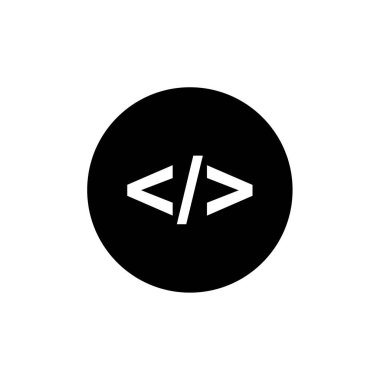 Web Geliştirme basit simgesi, vektör illüstrasyonu