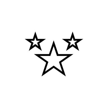 Yıldız simgesi vektör illüstrasyonu