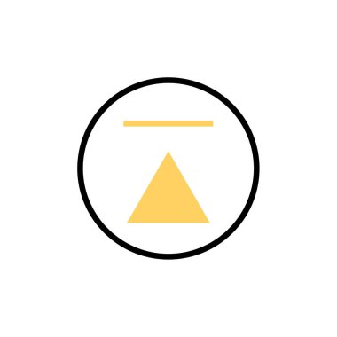 soyut yaratıcı tasarım izole edilmiş simge, vektör illüstrasyonu     