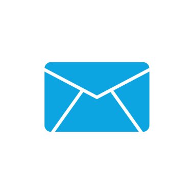 e- posta web simgesi, basit illüstrasyon