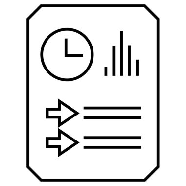 Modern simge ve vektör illüstrasyonunu bildir