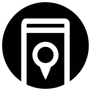 akıllı telefon simgesi basit vektör illüstrasyonu