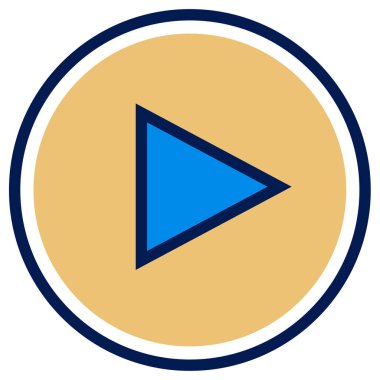 Ses. Web simgesi basit illüstrasyon 