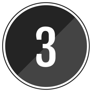 sayı simgesi illüstrasyonu izole vektör işareti