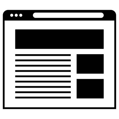 wirefram simgesi vektör illüstrasyonu