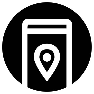 akıllı telefon simgesi basit vektör illüstrasyonu