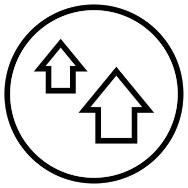 Okların vektör illüstrasyonu modern simge