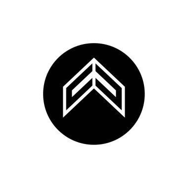 ok, web basit simgesi illüstrasyonu