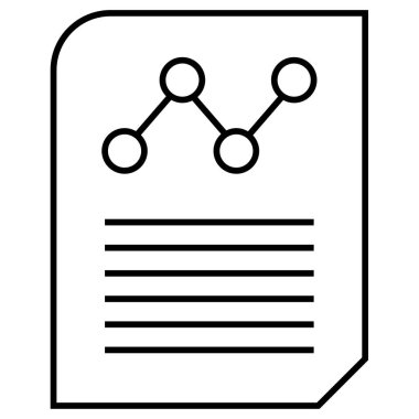 Modern simge ve vektör illüstrasyonunu bildir