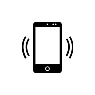 akıllı telefon simgesi basit vektör illüstrasyonu