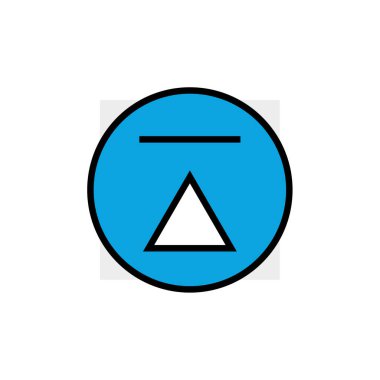 Düz biçim vektör illüstrasyonunda simge yükle 