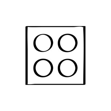 soyut yaratıcı tasarım izole edilmiş simge, vektör illüstrasyonu          