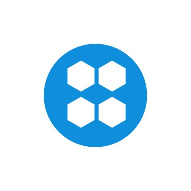 altıgenin vektör çizimi 