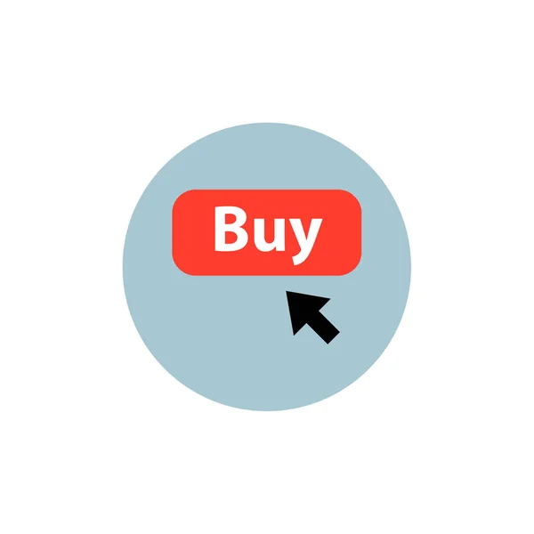 Vásárlás Vektor Illusztráció Lapos Ikon — Stock Vector