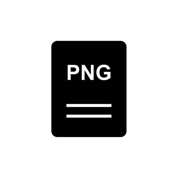 Illustrazione Vettoriale Icona Formato File Png — Vettoriale Stock