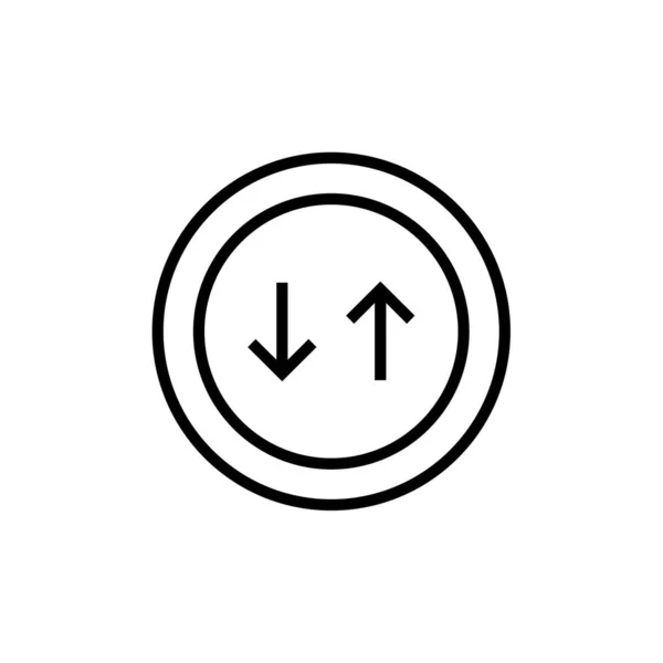 Vektor Pfeil Symbol Abbildung — Stockvektor