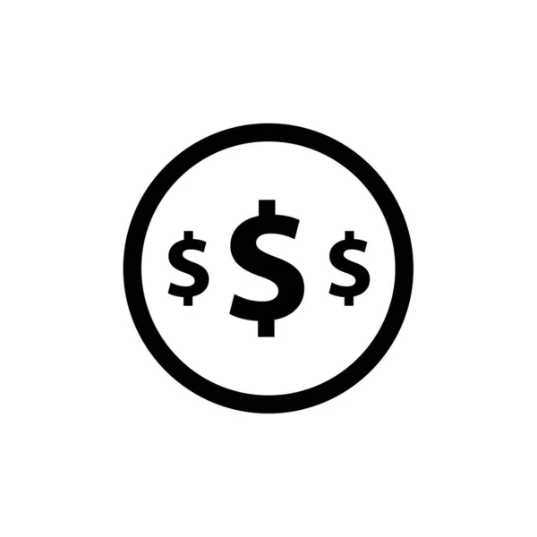 Vektor Illustration Des Geld Symbols — Stockvektor