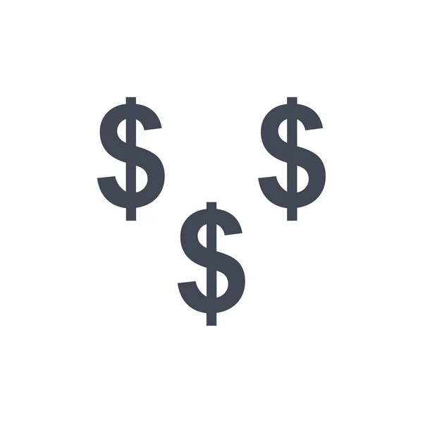 Dollar Symbol Vector Icon — Stock Vector