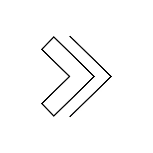 Pfeilzeiger Symbol Vektorillustration — Stockvektor