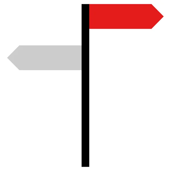 Векторна Ілюстрація Значка Дорожнього Знака — стоковий вектор