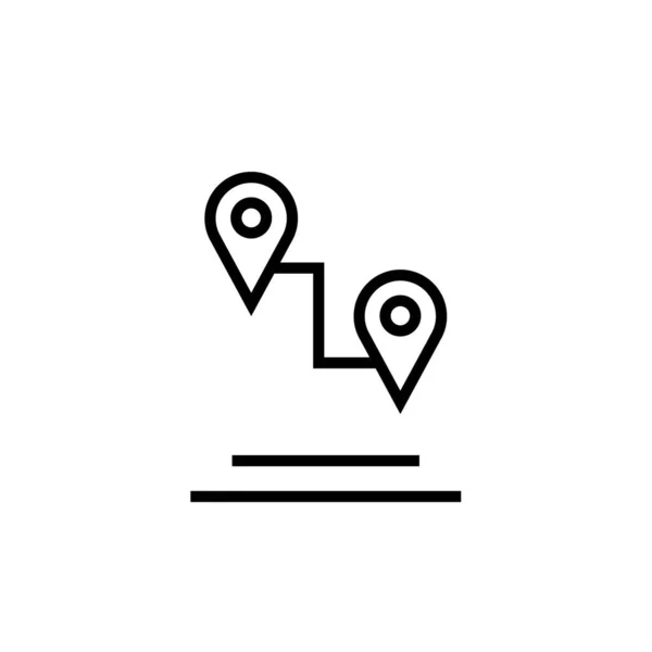 Location Icon Gps Navigation Symbol Vector — Stock Vector