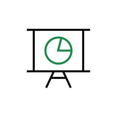 grafik, grafik, diyagram simgesi. vektör illüstrasyonu