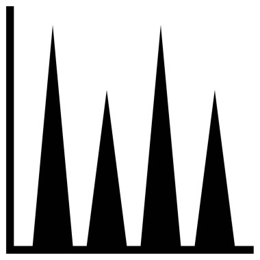 Bir şehir simgesinin vektör illüstrasyonu