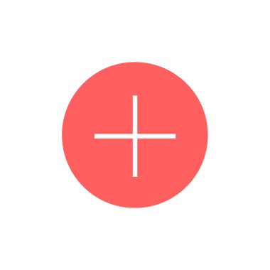 Artı modern simge vektör illüstrasyonunu ekle     