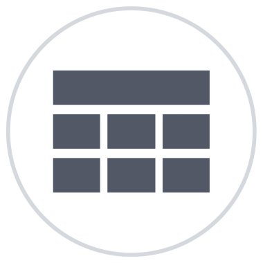 wirefram simgesi vektör illüstrasyonu